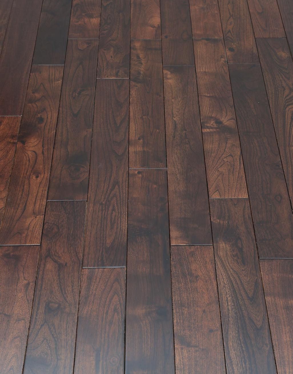 Pacific Mahogany Burgundy Lacquered Solid Wood Flooring Flooring