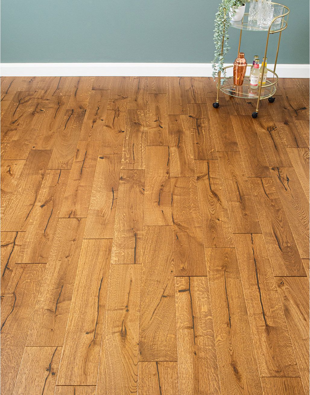 Carpenters Choice 130mm - Toffee Oak Lacquered Engineered Wood Flooring 2
