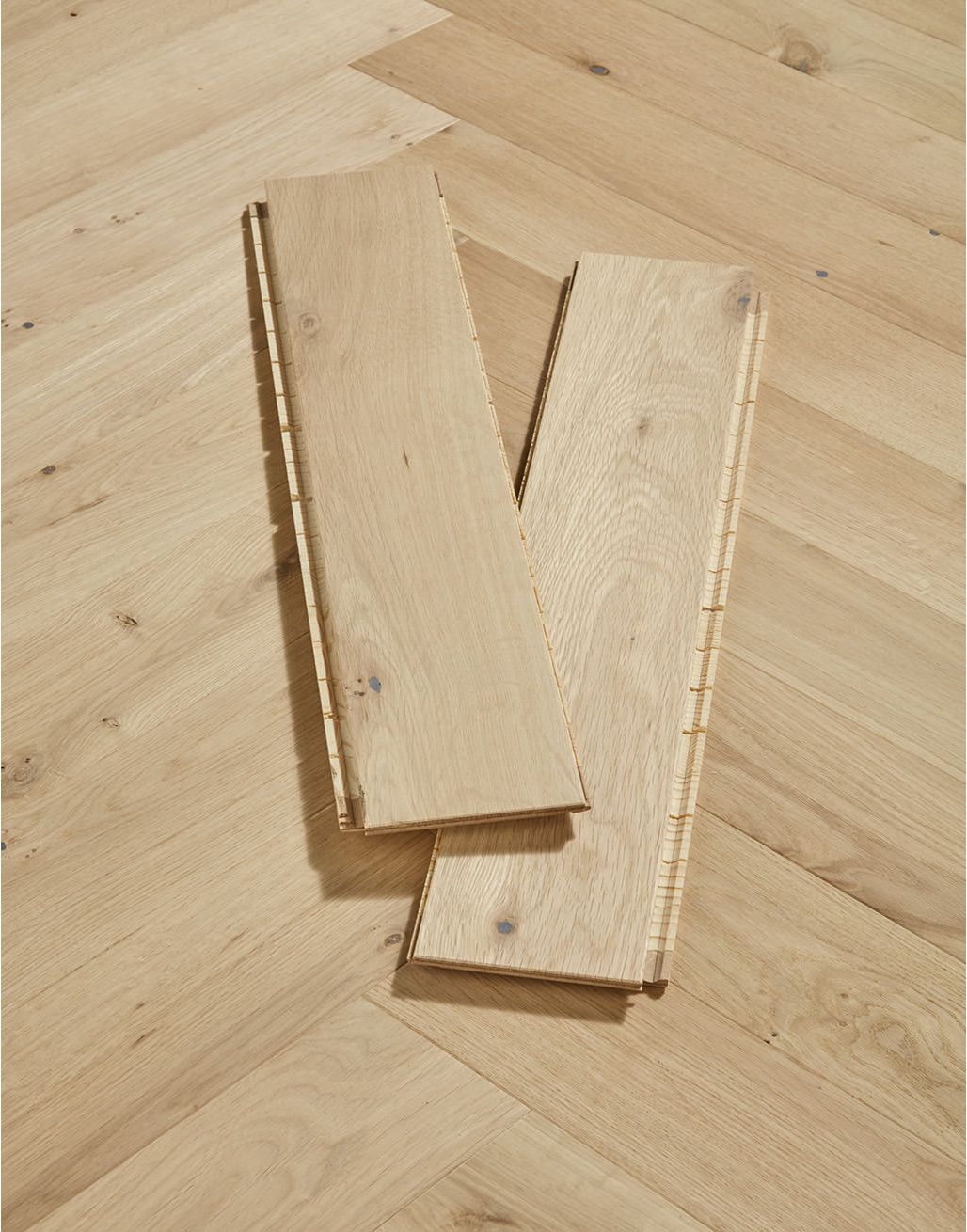 Bayswater Herringbone - Unfinished Oak Engineered Wood Flooring 3