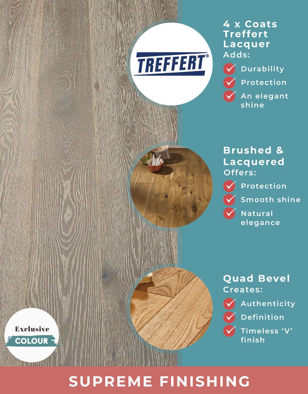 Whitewashed Luxury Platinum Oak Engineered Wood Flooring 7