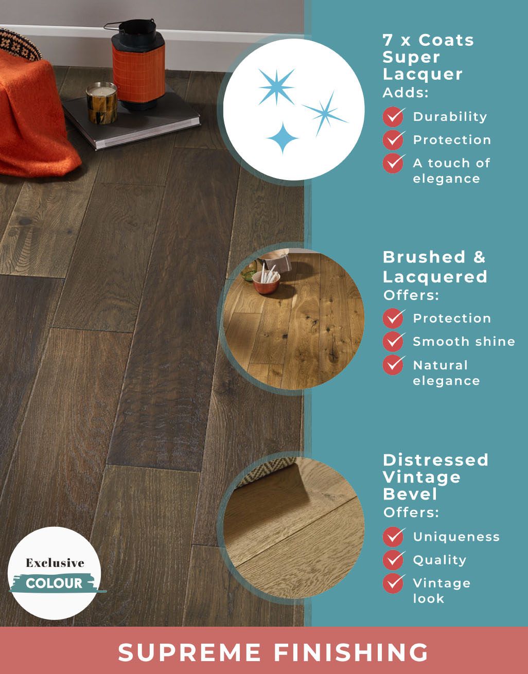 Manhattan Cellar Oak Brushed & Lacquered Engineered Wood Flooring 5