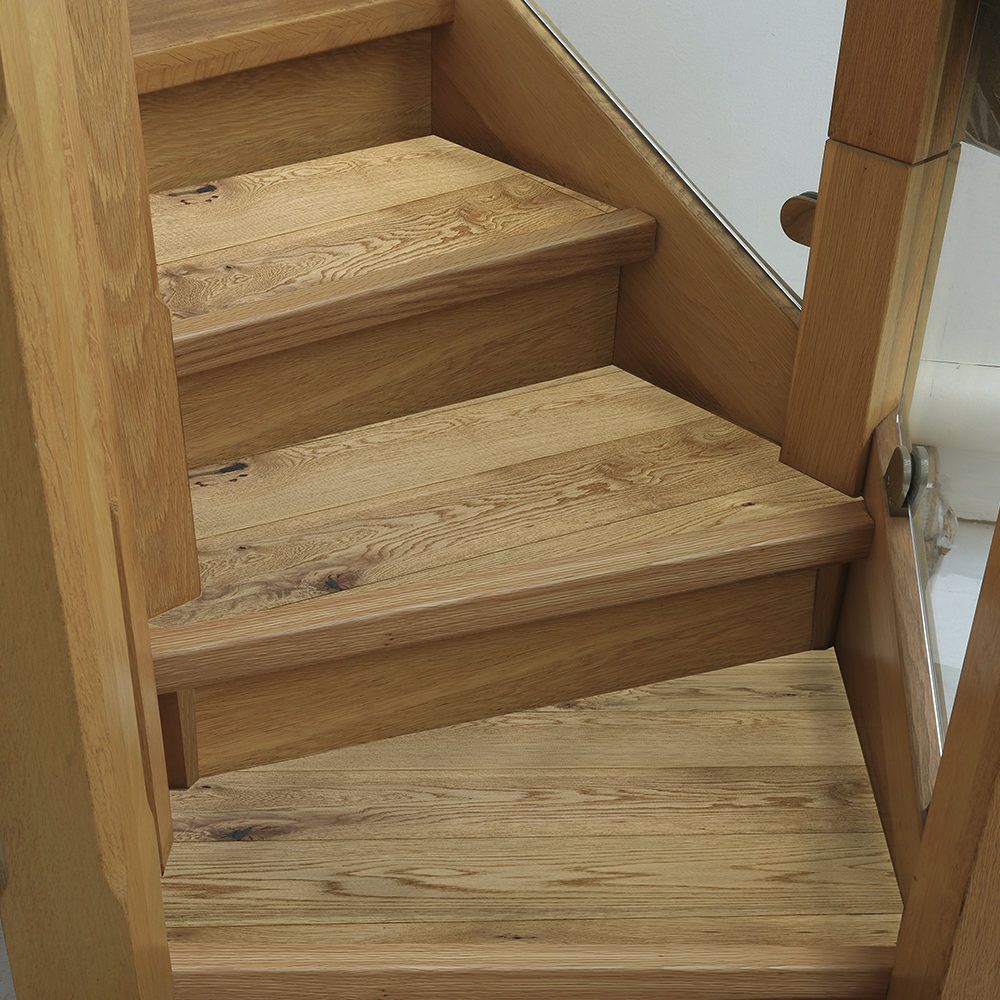 WS1 Unfinished Solid Oak Stair Nosing 3