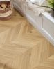 Portofino Chevron - Light Honey Oak Laminate Flooring