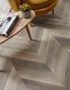 Portofino Chevron - Pearl Grey Oak Laminate Flooring