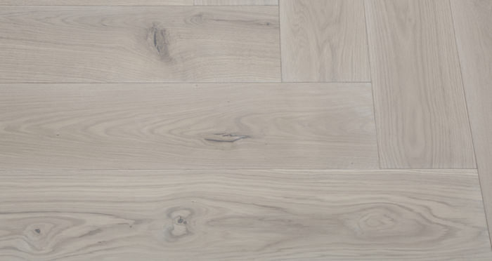 Prestige Herringbone Silk Grey Oak Oiled Engineered Wood Flooring - Descriptive 6
