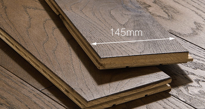 Deluxe Espresso Oak Solid Wood Flooring - Descriptive 3