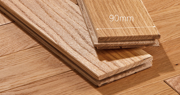 Park Avenue Herringbone Natural Oak Solid Wood Flooring - Descriptive 3
