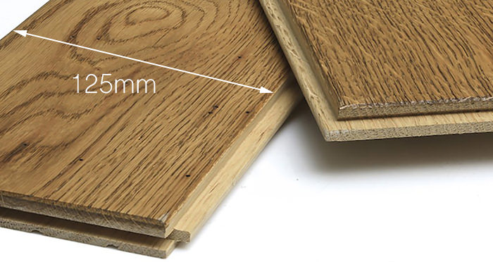 Aged & Rustic Golden Oak Brushed & Oiled Solid Wood Flooring - Descriptive 4
