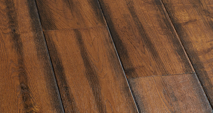 Bronzed Old French Oak Lacquered Engineered Wood Flooring - Descriptive 7