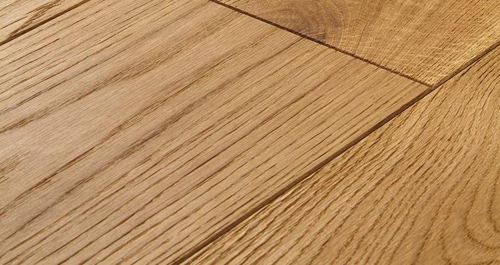 Farmhouse Natural Oak Brushed & Oiled Engineered Wood Flooring - Descriptive 1