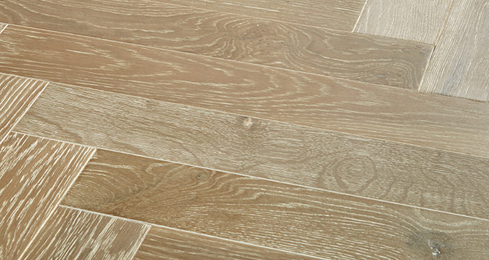 Branscombe Heritage Smoked Herringbone Oak Engineered Wood Flooring - Descriptive 1