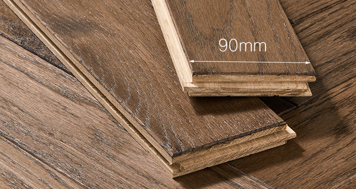 Park Avenue Herringbone Espresso Oak Solid Wood Flooring - Descriptive 3