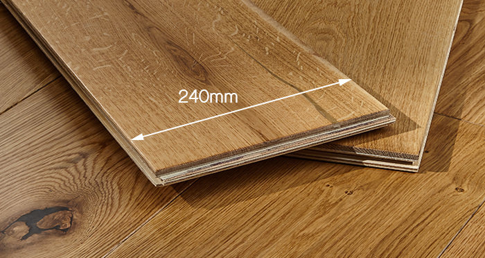 Grand Imperial Natural Oak Lacquered Engineered Wood Flooring - Descriptive 3