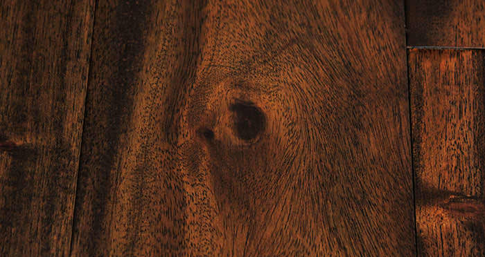 Antique Handscraped Mahogany Lacquered Solid Wood Flooring - Descriptive 3