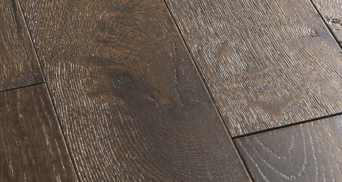 Studio Coffee Oak Brushed & Lacquered Engineered Wood Flooring - Descriptive 1