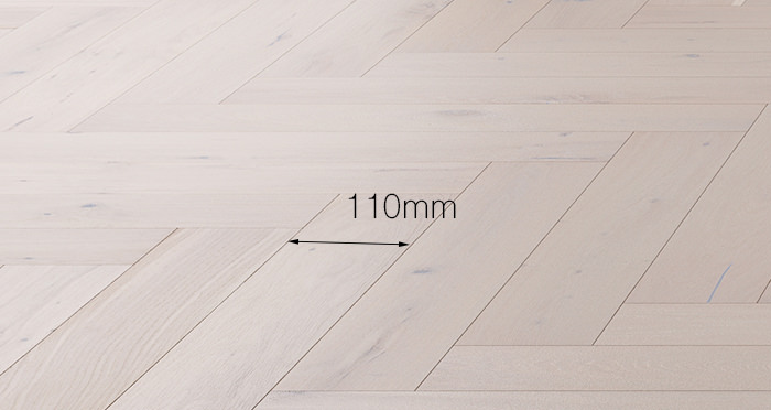 Bayswater Herringbone - Cappuccino Oak Brushed & Lacquered Engineered Wood Flooring - Descriptive 3