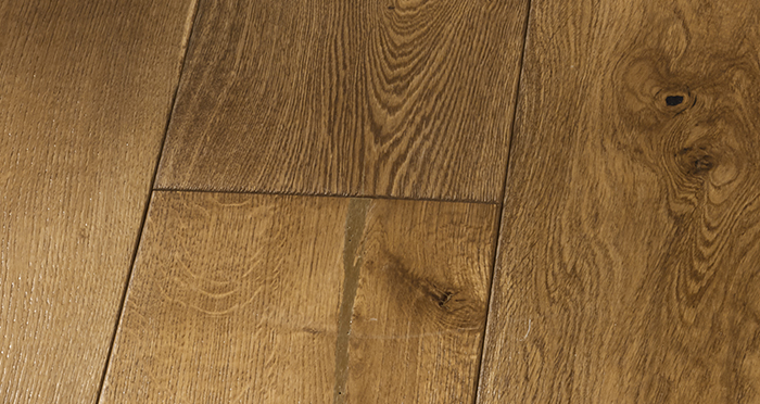 Grand Imperial Golden Smoked Oak Brushed & Lacquered Engineered Wood Flooring - Descriptive 5