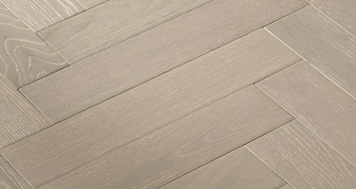 Oxford Herringbone Pearl Grey Oak Engineered Wood Flooring - Descriptive 3