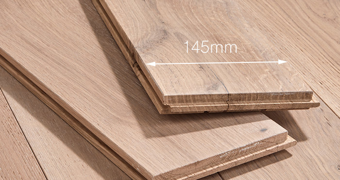 Deluxe Frosted Oak Solid Wood Flooring - Descriptive 3