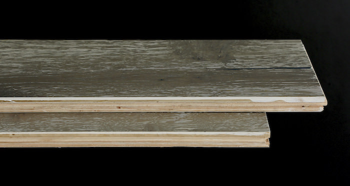 Urban Grey Oak Brushed & Lacquered Engineered Wood Flooring - Descriptive 1