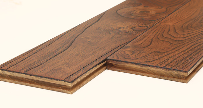 Deluxe Caramelised Teak Lacquered Solid Wood Flooring - Descriptive 7
