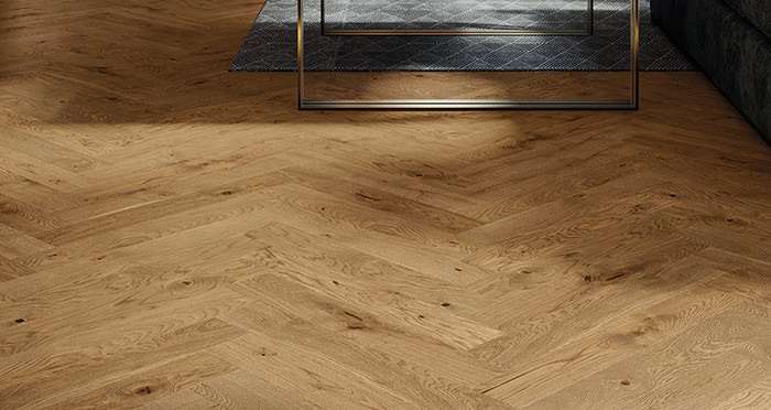 Bayswater Herringbone - Urban Oak Brushed & Lacquered Engineered Wood Flooring - Descriptive 1