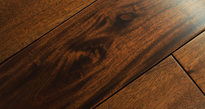 Royal Mahogany Lacquered Solid Wood Flooring - Descriptive 3