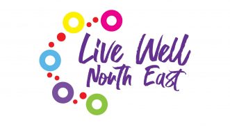 Live Well North East Logo