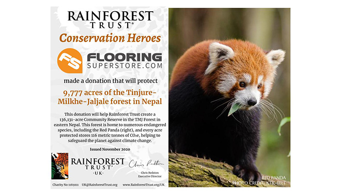 Rainforest Trust Certificate