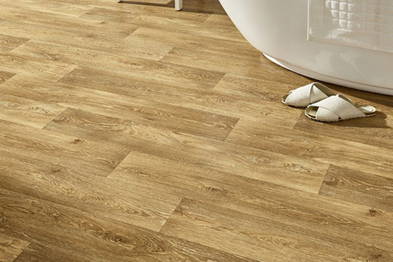 Medium Wood Effect Vinyl Flooring