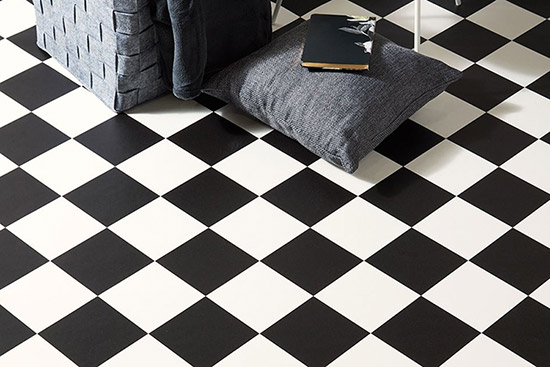 Chequered Vinyl Flooring